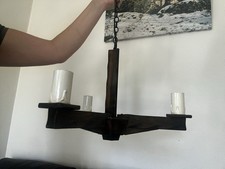 1970s Retro Hanging Light Fitting And 2wall Lights