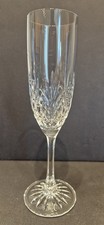 Pretty Edinburgh Crystal TAY Champagne Glass Flute Signed 1st Quality - H: 21cm