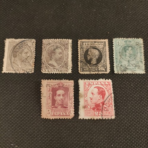 Set stamps 5 alfonso - of, 6