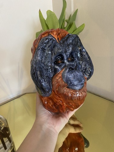 Handcrafted ceramic orangutan - handcrafted,
