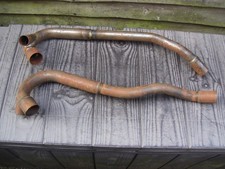 Triumph 650/750/Weslake Push on/ Balanced High Level Exhaust Pipes New Unused