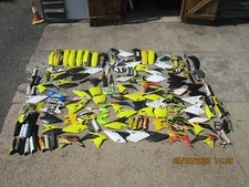 Suzuki RM125 RM250 RMZ250 RMZ450 Used Job Lot yellow/white plastics clearance 