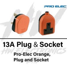 13 Amp Rubber Plug & Socket
