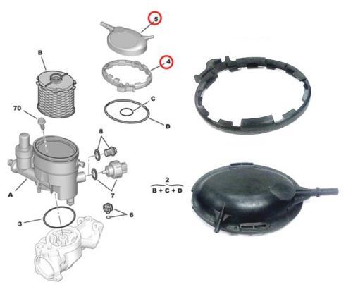 Fuel filter housing - housing, &