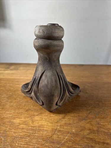 Vintage wood furniture leg - wood,