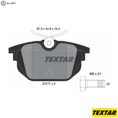 Brake pad set - brake,