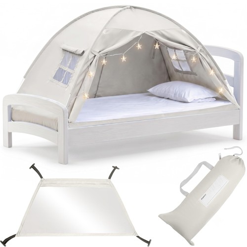 Beige bed tent twin - bed, size,