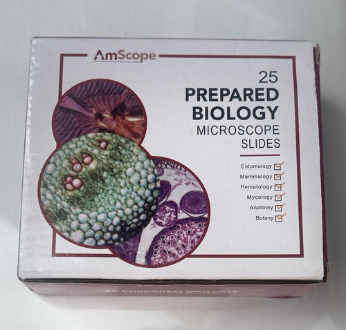 Amscope prepared biology - 25,