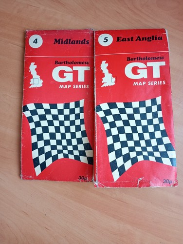 Vintage 1971 road maps - 2,