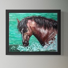 Original Painting of a Mustang