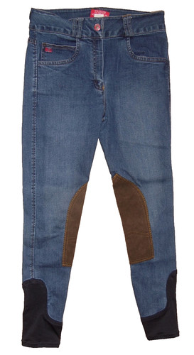 Blue denim breeches size - breeches,