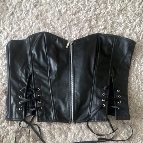 Faux leather lace - leather, up