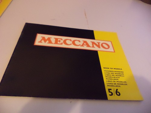 Meccano book models 6 old - meccano,