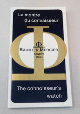 Baume & Mercier Watch Instruction Booklet Geneva 24 Page 1980 Riviera Quartz