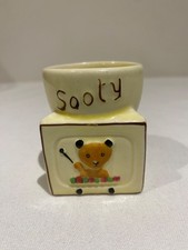 Vintage SOOTY Egg Cup Keele St Pottery