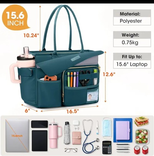 Tote bag laptop work - bag, 15.6"