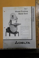 1984 Delta 14" Wood Cutting