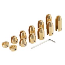 Motorcycle Wheel Spoke Balance Weights Brass Refill Kit 12PCS Universal Reusable