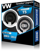 VW Transporter T5 Front Door Speakers Fli car speakers + speaker adapter 210W