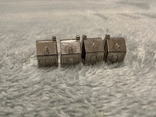Franklin Mint 1991 Monopoly - Silver House Token Playing Pieces (Set of 4)