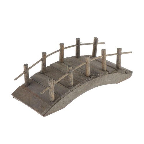 Mini wooden bridge ornaments