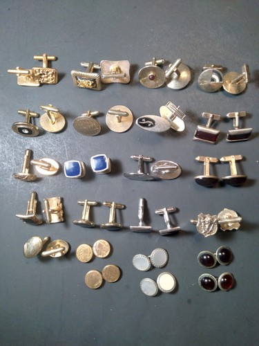 Cufflinks vintage lot - lot, 20