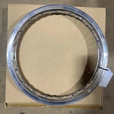 18 x 2.15 Borrani Valanced Rim - Triumph/BSA B50 B25 T120 - Conical Hub Rear