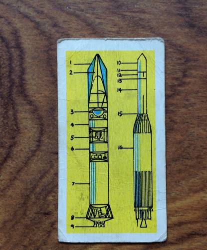 1963 lyons maid card - 1963, space