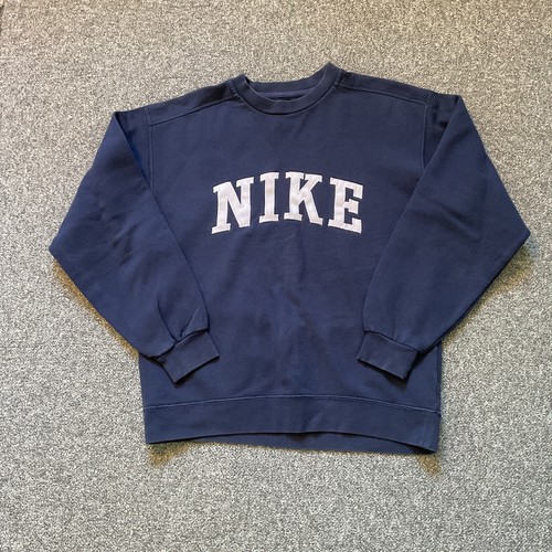Vintage navy nike embroidered - vintage,