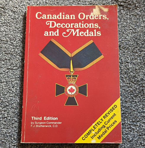 Canadian orders decorations - orders,,
