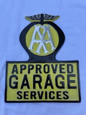 AA Approved Garage Service Sign
