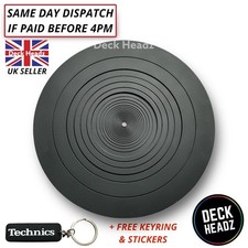 Rubber turntable slipmat - rubber,