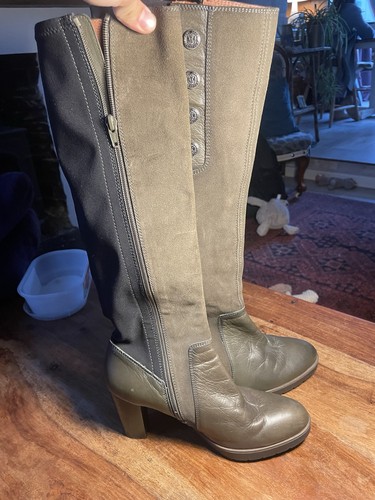 Hispanitas olive green suede - hispanitas, olive-green