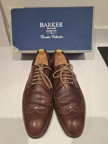 Barker cherry calf leather - calf,