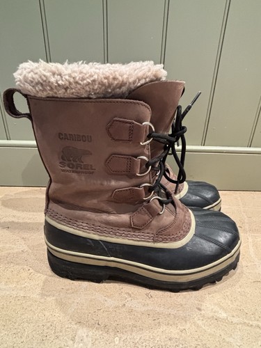 Sorel caribou brown boots - caribou,