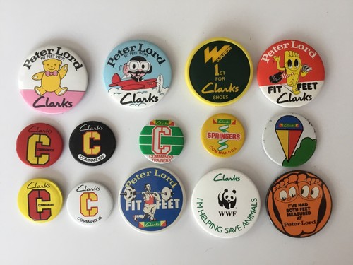 Clarks shoes vintage pin - vintage,