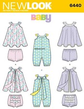 NEW LOOK 6440 BABIES' ROMPER
