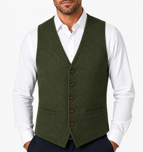 Mens khaki green herringbone - mens,