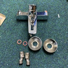 GROHE Start Edge Exposed Bath Shower Mixer Tap Wall Mounted - Chrome 24198001