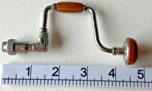 Miniature hand drill - miniature, crank