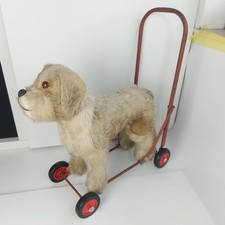 Vintage Pedigree Dog Push Along Walker Toy Prop Display 1940s 50s Ireland