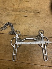 Genuine Myler Liverpool Driving Bit 5 1/4” Low Port Long Barrel With Double Curb