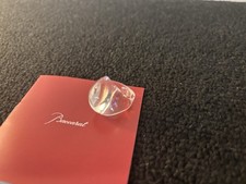 Clear Baccarat Crystal Ring
