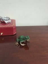 Large Antique Bronze Frog Cold