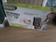 Homedics 3D Shiatsu Back And Shoulder Massager With Vibration and Heat