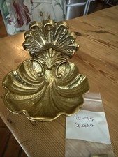 Brass  Shell Soap Dish Mounted