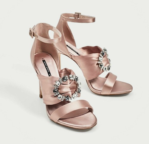 Zara sandals heels diamonds - zara,