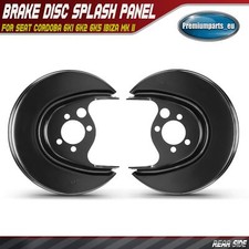 2x Brake Disc Splash Panels