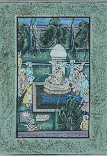 Antique indian miniature - indian,