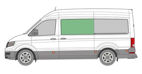 Front left fixed side - n/s,